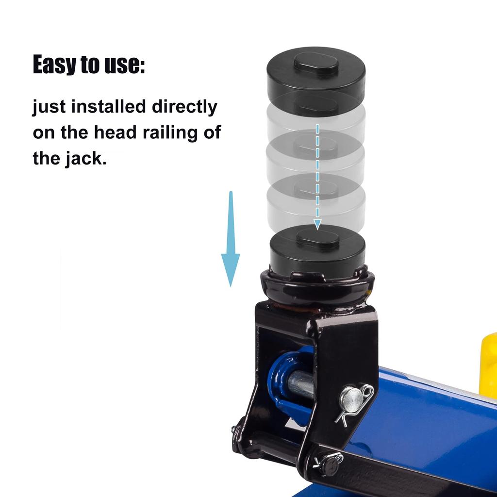 uxcell Rubber Jack Pack Jack Lift Pad Jack Lift Point