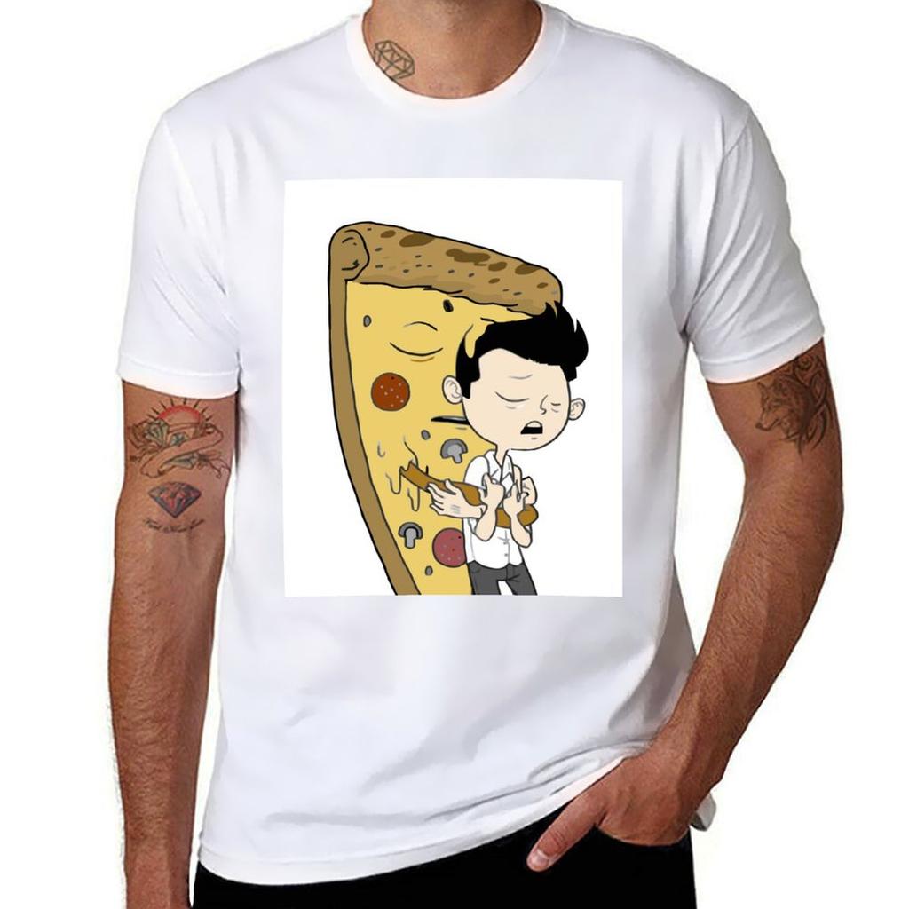 Pizza Never Let Me Go Tshirt Comfortable Workout Short Sleeve Shirt