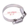 Verstellbare Edelstahl Wasserrohrschelle Schneckengetriebe Schlauch Rundrohrklemme