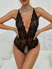 Transparent Lingerie For Women Ultra  Bow Erotic Underwear Adult Sex Pajamas Crotchless Backless Lace Sexy Teddies Bodysuit