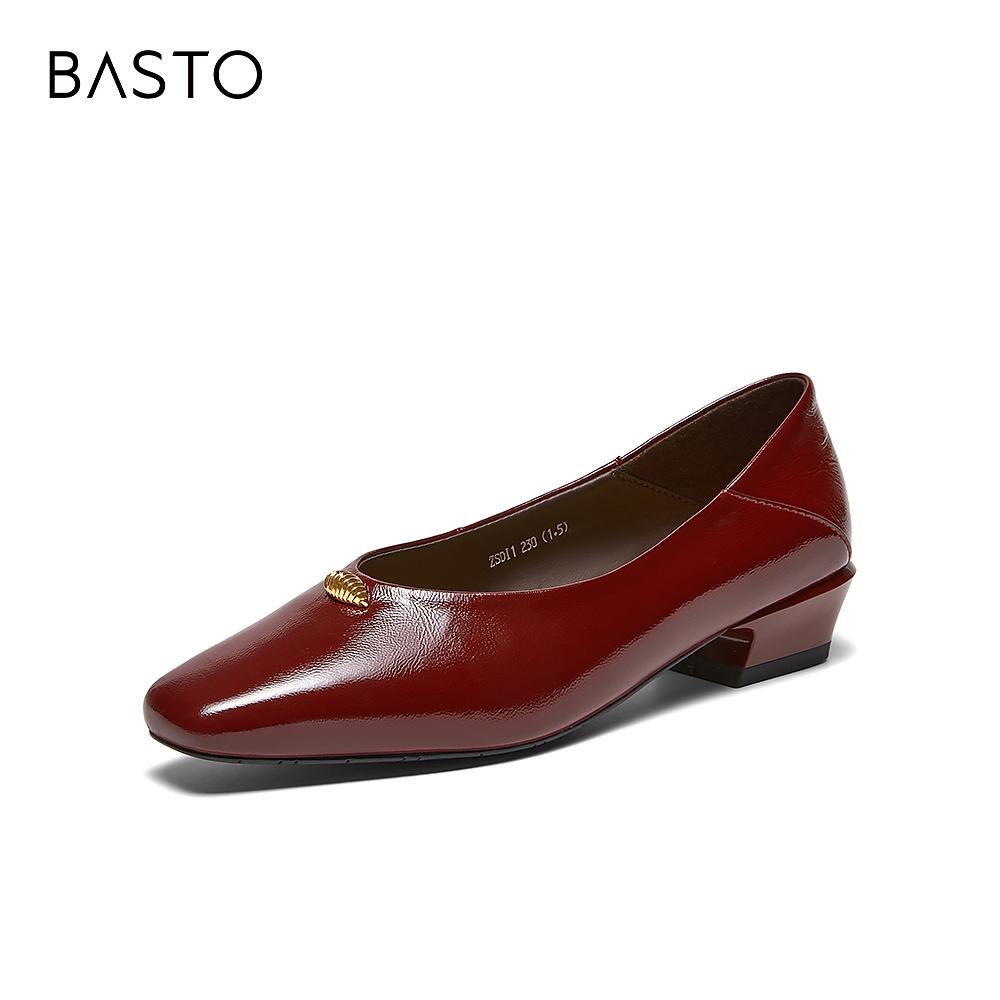 Bestu 26 Autumn Shallow Mouth Single Shoes Fashion Trend Commuter Coarse Heel Square Head Women's Shoes