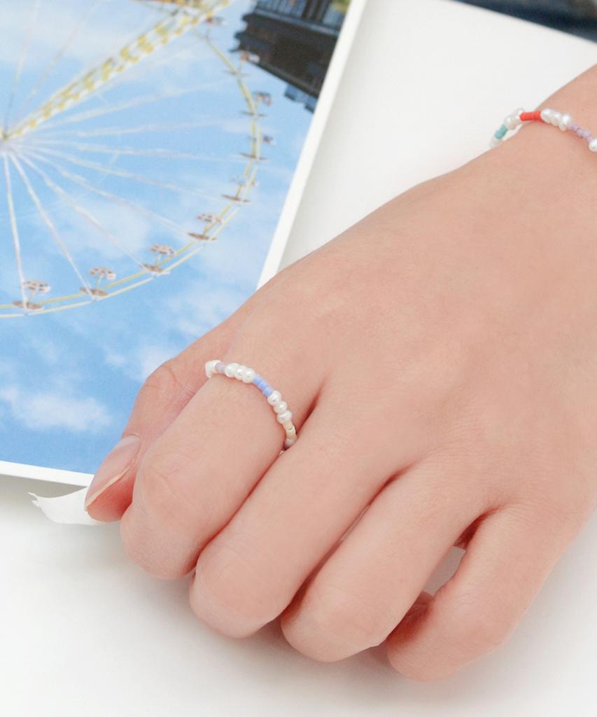 47Bag 925 Imperfect Freshwater Pearl Bead Ring Chichi