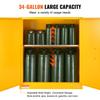 Flammable Safety Cabinet, 30 Gal, Cold-Rolled Steel Flammable Liquid Storage Cabinet, 43.1x18.1x50.1 in Explosion Proof with 1 Adjustable Shelf 2