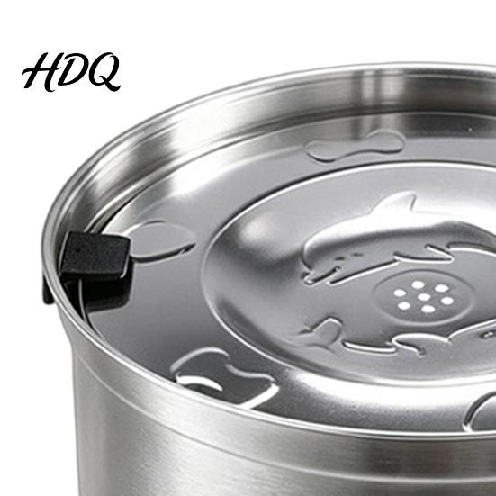 No Wet Mouth Dog Water Bowl 1.2/3.2L Stainless Steel Bowl No-Spill Slow Drinking Stable Base Pet Anti-Splash Non-Slip Dispenser for Small Medium