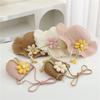 2Pieces Kids Summer Sun Hat And Bag Set Breathable Straw Braided Design For Beach Outdoor Activities