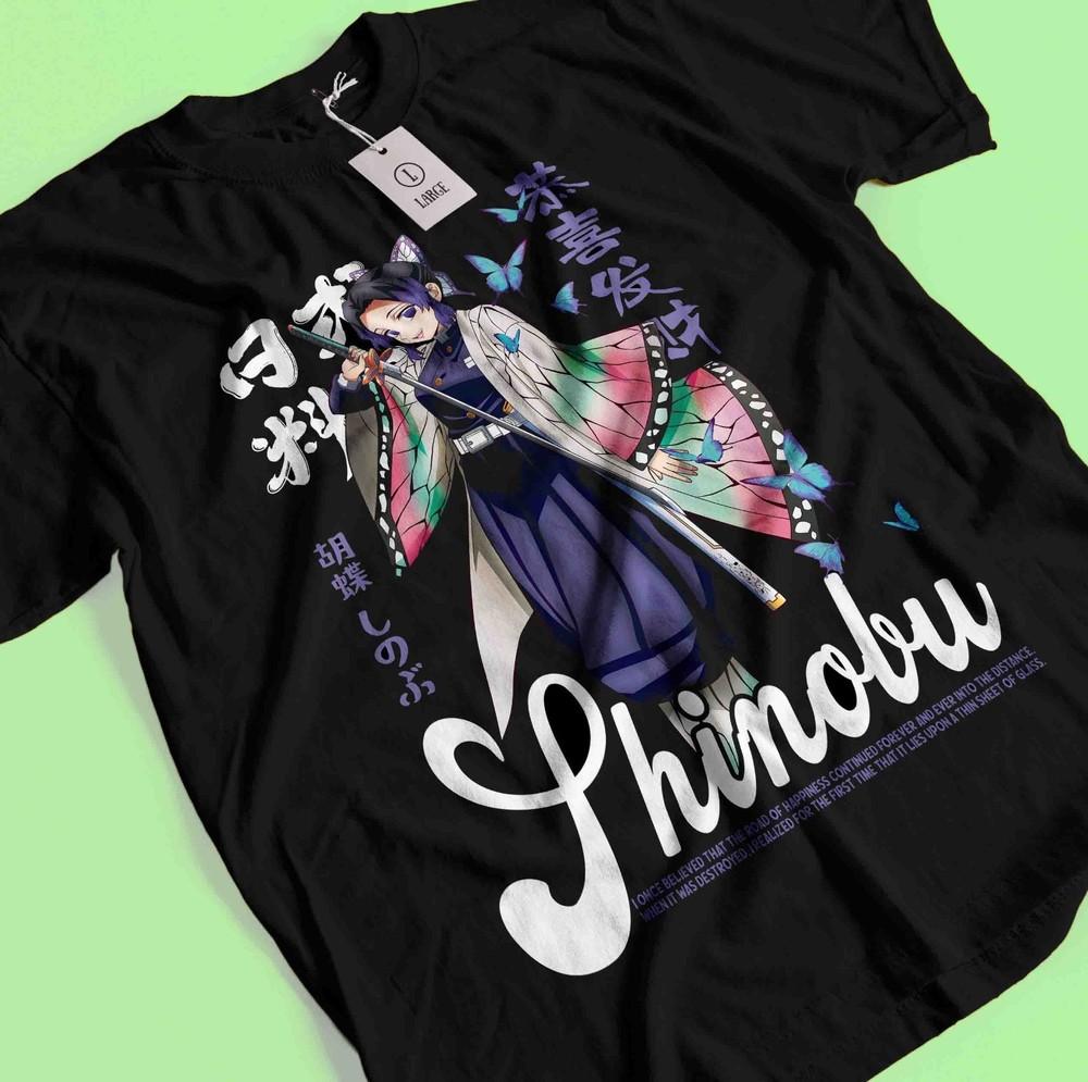 

Футболка Клинок, рассекающий демонов Футболка Синобу Кочо Футболка Тандзиро Футболка Мудзан Дома Кокушибо M