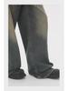 2024 Unisex Retro Hong Kong Style Loose Wide-Leg Mopping Jeans
