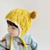 Fashion Design Children Fleece Hat Lamb Plush Hat with Scarf Plush Animal Hats Scarf  Ear Protector