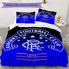 Rangers F.C. Set Copripiumino con Fantasia Copripiumino Federa Decorazione per la Casa Regalo di Compleanno (1 * copripiumino + 2 * federe senza imbottitura)126