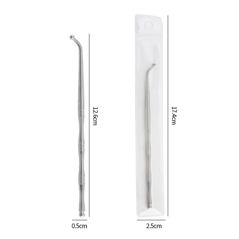 Doppelkopf Edelstahl Manuelle Akupunkturstift Triggerpunkt-Massagegerät Tiefengewebe-Massagegerät für Körpermeridian Schmerzlinderung