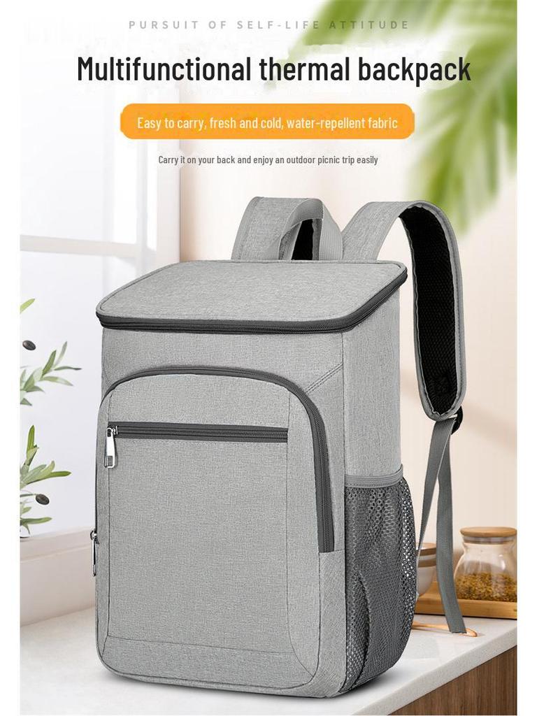 Large Capacity Insulated Backpack for Autumn/Winter Outdoor Travel, Picnic, and Off-Road Camping