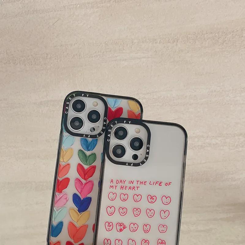 Graffiti Oil Painting iPhone 15 Pro Max Case - Trendy, Anti-Fall Cover for iPhone 12, 13, 14, 11