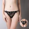 New G String Lace Panties Sexy Thong For Women Panties Low Waist Solid Female Underpants Perspective Underwear Intimates