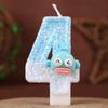 Ugly Fish Cartoon Number Birthday Candle Cake Decoration Holiday Birthday Celebration Handmade Candle 0-9diy