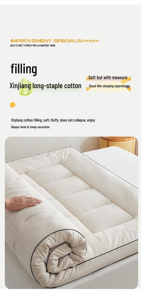 Luxury Five-Star Xinjiang Cotton Mattress Pad for Dorms