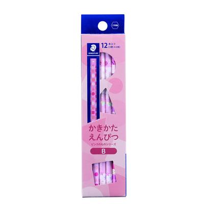 STAEDTLER B Writing Pink 1 Pencils, Series, Dozen, 13075-BC12
