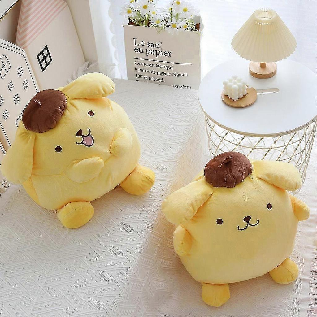 40cm Pompompurin Stuffed Plush Toys, Lovely Gift Kids Super Soft Pom Pom Purin Plush Doll, Room Decor Stuffed Animals
