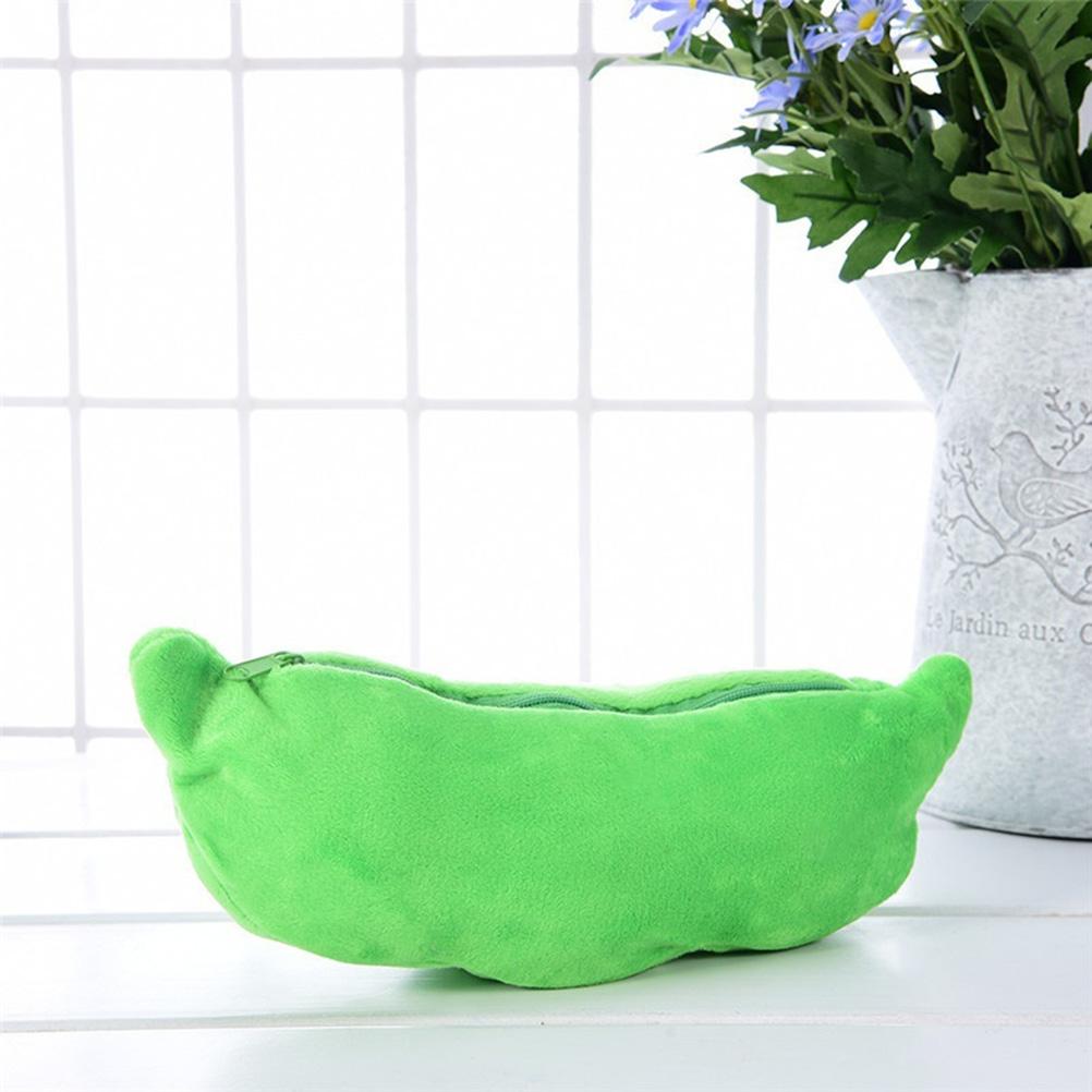 Plush Toy Soft Throw Pillow Stuffed Pea Pod Toys Kids Gift