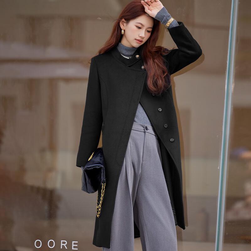 Women's Mid-length Wool Blend Professional Winter Coat