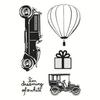 Car Travel Transparent Silicone Clear Stamps for Seal DIY Scrapbooking Album Paper Card Mountain Animal Dog