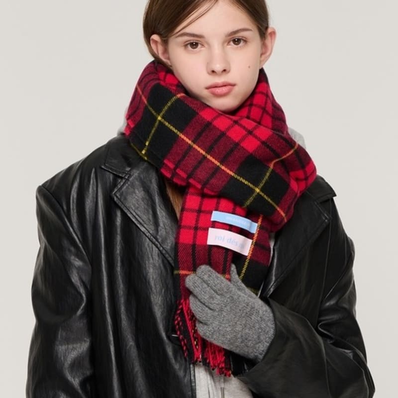 ROIDESROIS [1+1] Holiday Edition Karomuster Schal (11 Farben)