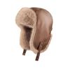 New Men's Winter Trapper Aviator Trooper Earflap Warm Russian Waterproof Ski Hat Bomber Cap Russian Warm Ear Protectors Hats