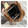 Hobo Bag for Women Plush Black Leopard Print Single Shoulder Carry Daily Use