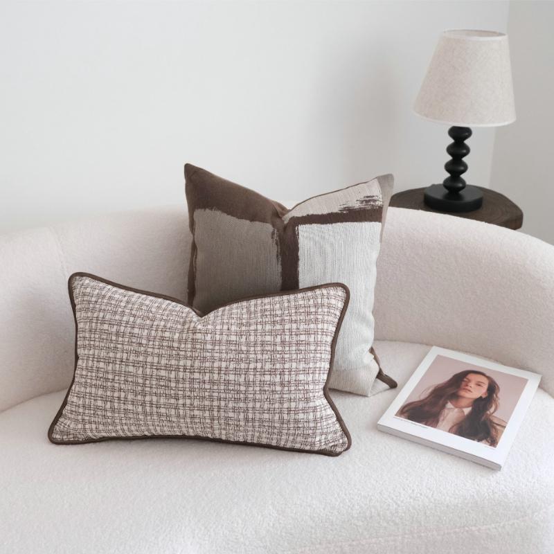 Jmg Clothing Unisex Brown 30X50/45X45/50X50cm Throw Pillow Cover Luxury Luxury Soft Waist Cushion Cover Decor Home Decorative Pillowcase