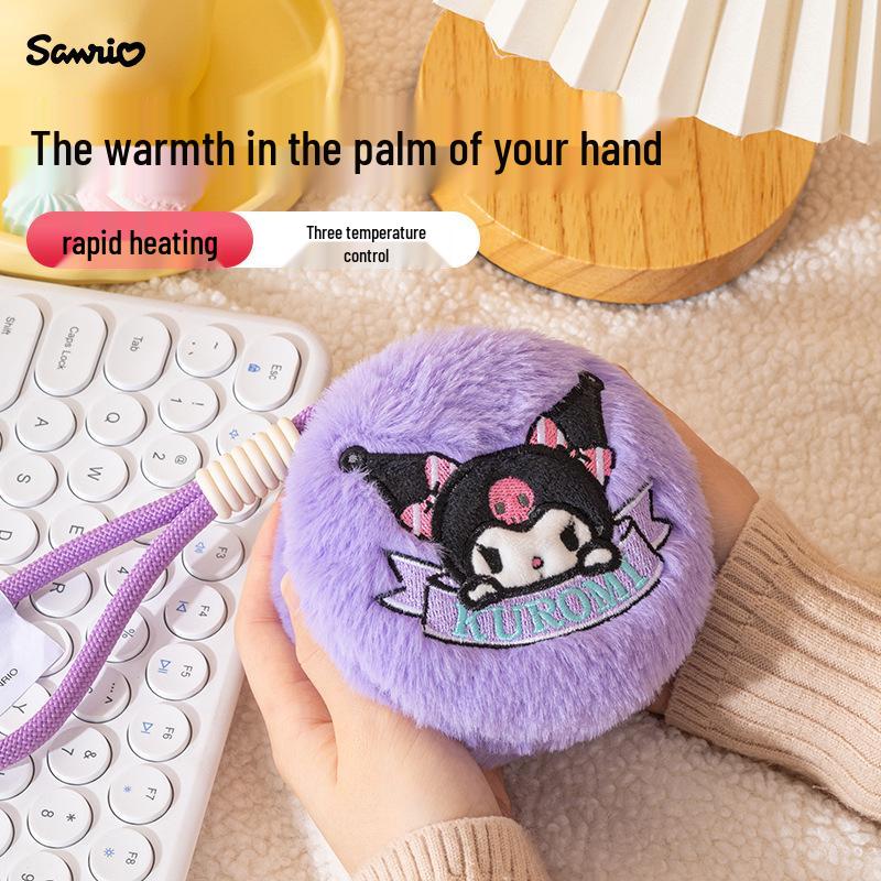 Sanrio Rechargeable Cartoon Plush Hand Warmer - Cute Winter Essential