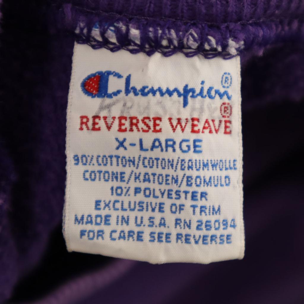 Champion 90s Made in USA, embroidered tag, old cut-off shoes. No sleeve Reverse weave sweat Men's Used