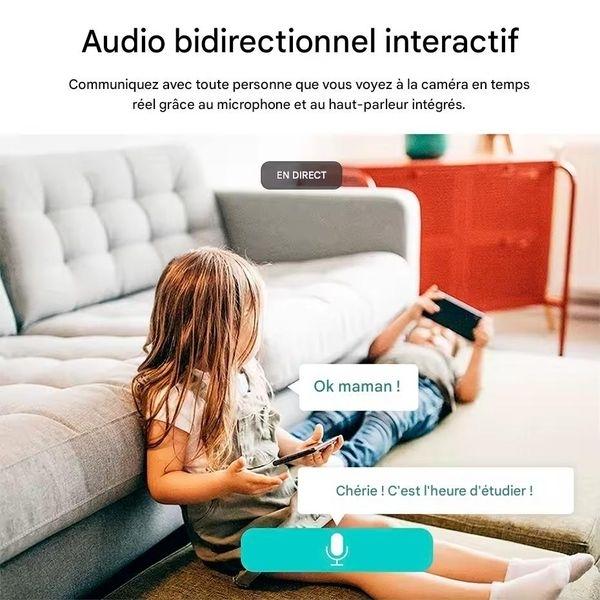 5MP Rotating Camera Wifi Auto Tracking Two-Way Audio