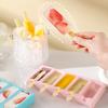 Eisform, Stapelbarer Eis am Stiel Hersteller mit Deckel, BPA-Freie Leicht zu Lösende Plastik Eis am Stiel Form für Selbstgemachten Joghurt