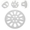 5 Pieces Floor Drain Cover Shower Drainer Cover for Bathroom Basement Toilet