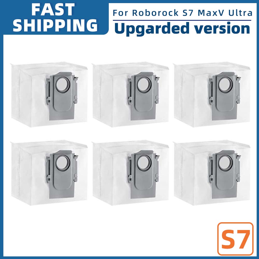 Compatible For ( Roborock S7 Max V Ultra, S7 Max V Plus, S7 Pro Ultra, G10S Pro ) Roller Side Brush Filter Mop Dust Bag Part