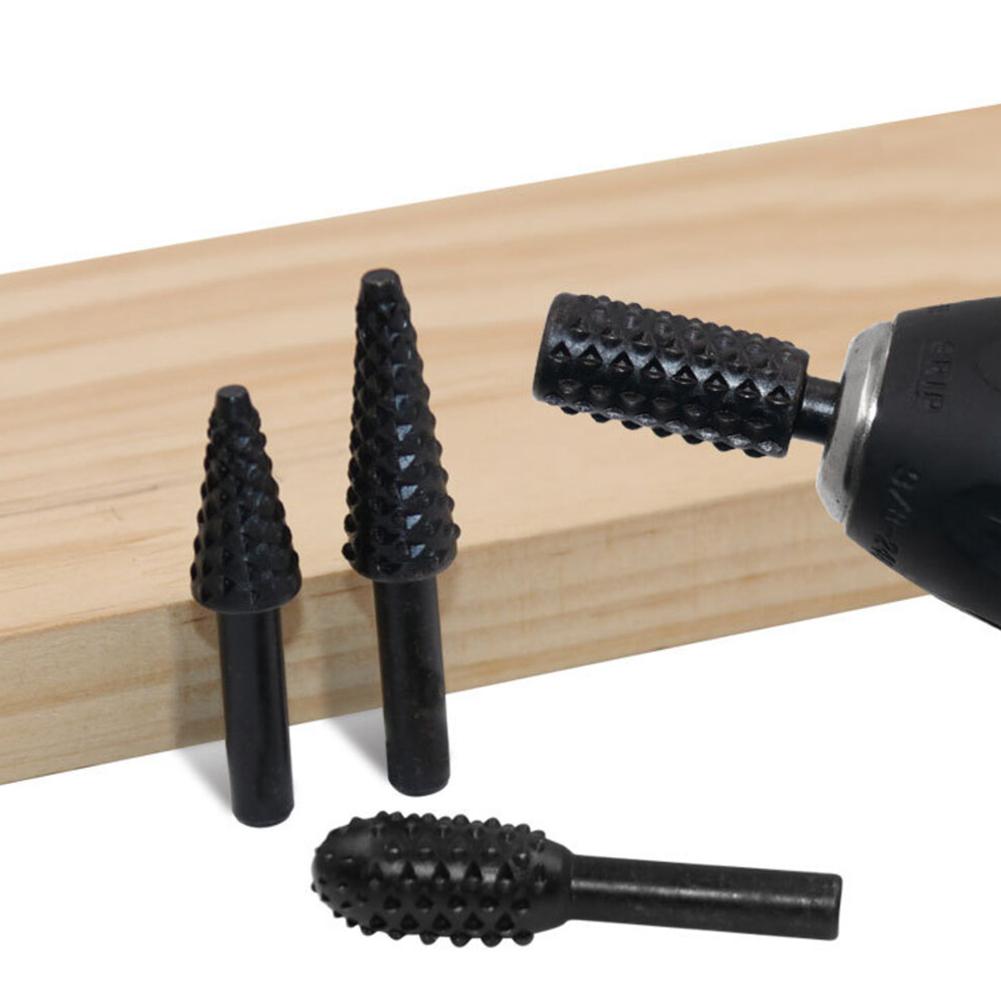 DIY 10 Piece Grinding Head Set Carbide Steel Double Cut for Efficient Grinding Polishing and Shaping in Multiple Applications