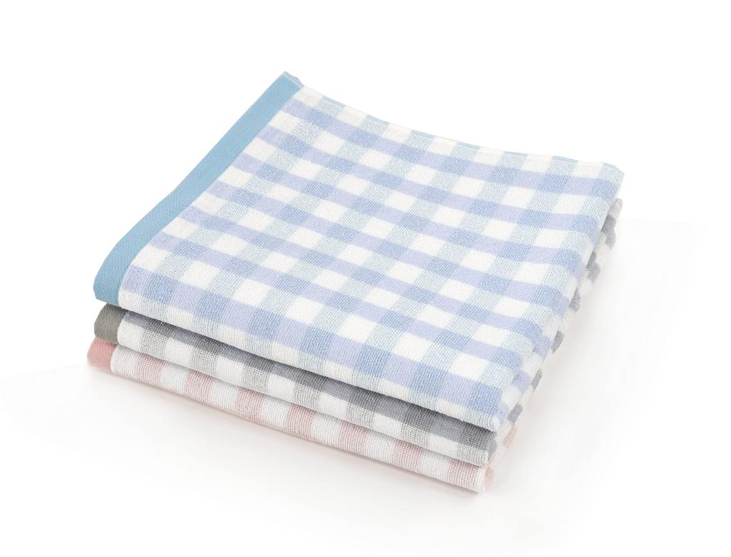 Kosugizen Bath Towel Pastel Cross 3 Colors 1 Piece Each 60 X 120 Cm Thin Type That Dries Quickly Great Value Set of 3 SV-608-3