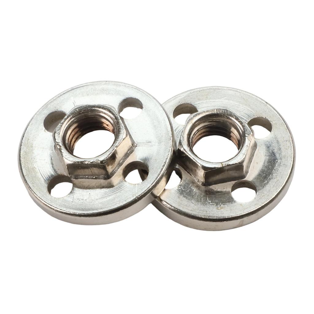 Pressure Plate 2pcs Angle Grinder Fitting Tool Hexagon Nut