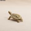 1PC Retro Brass Tortoise Statue Desktop Ornaments Solid Copper Turtle Figurines Decorative Simulation Ornament