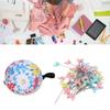 Colored Pins Floral Needle Holder Cotton Fabric Cover Pincushion Set  For DIY Crafts
