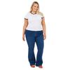 BRAVE SOUL Womens/Ladies Contrast Detail Plus T-Shirt