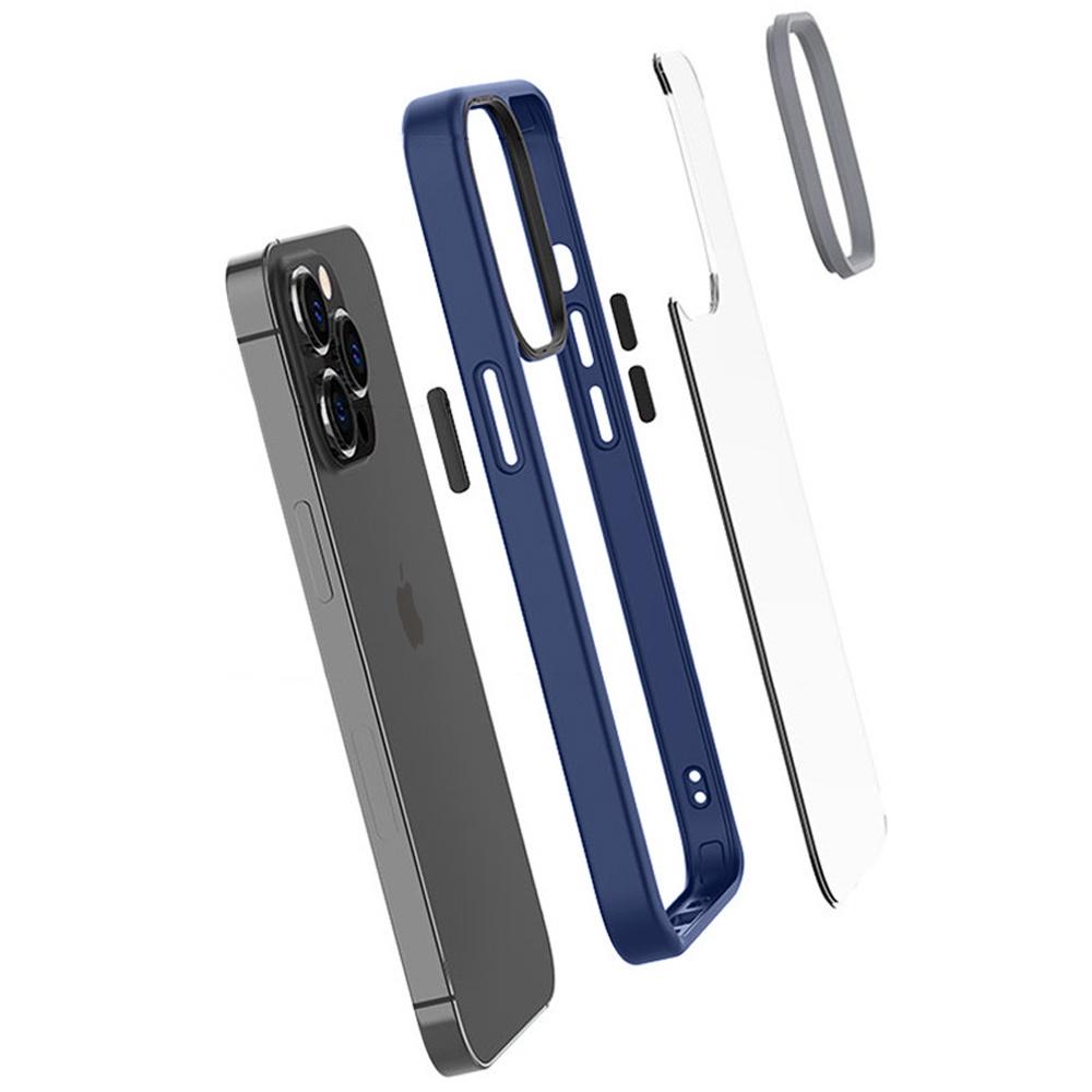 Case for iPhone 13 Pro, ERBORD Hybrid Case, blue