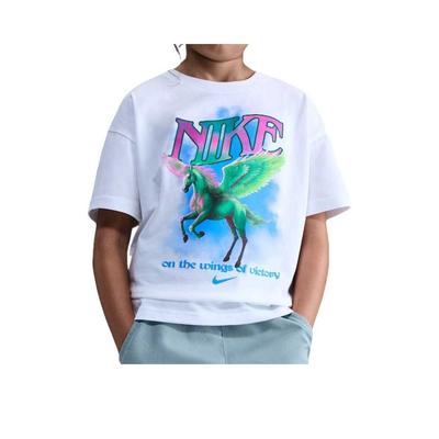 Sportswear Casual Simple Short Sleeve T-Shirt Kids Tops HV5725-100