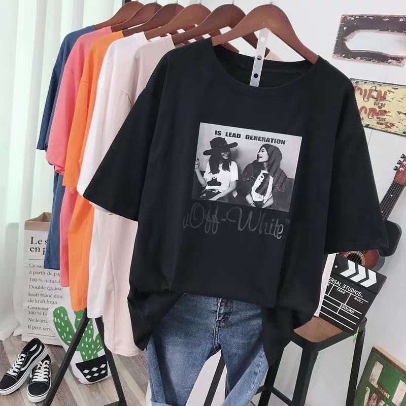 Hirsionsan Punk Short Sleeve Women T Shirt 2020 New Summer Gothic Graphic Tees Streetwear Soft Letter Printed Ladies Cool Tops