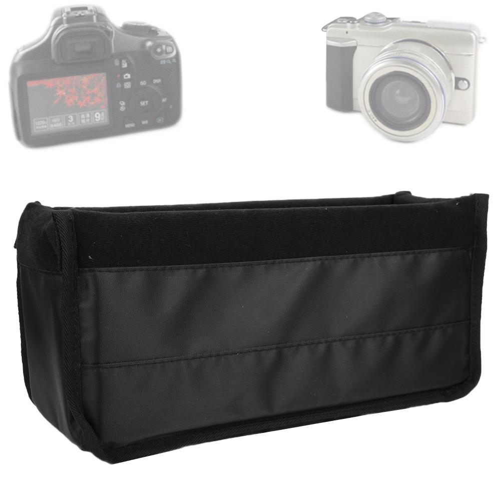 Waterproof Shockproof DSLR Camera Lens Insert Bag Padded Partition Case Pouch