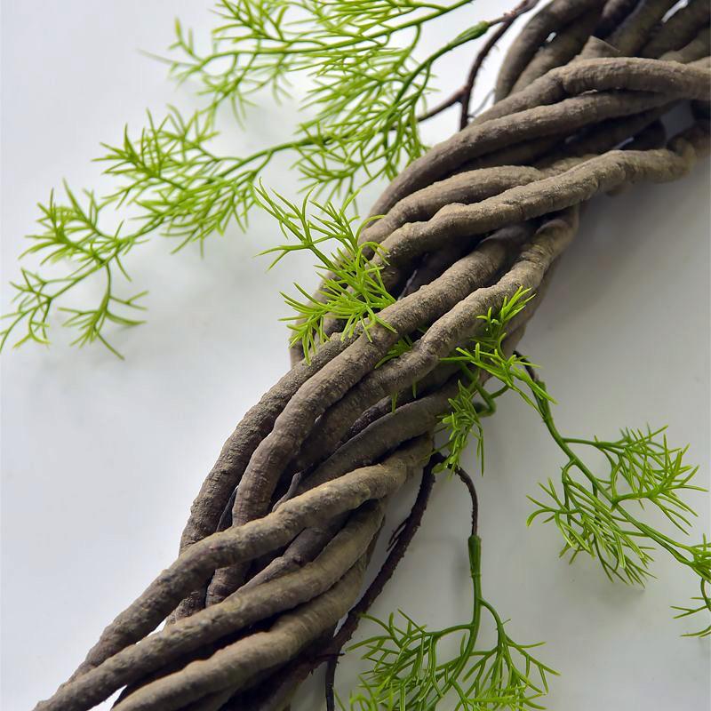 Artificial Ivy Vine Plants 39.37 Inches Pvc Fake Rattan Climbing Pets Wigwam Rainforest Landscape Diy Household Decoration D 1Cm
