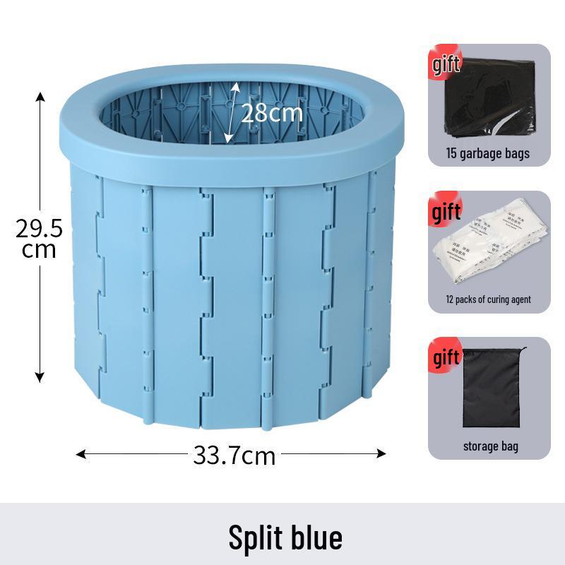 Toaletă Portabilă Pliabilă de Urgență pentru Mașină pentru Călătorie