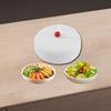 Food Cover Foldable Breathable,Dustproof Protector,with Handle Hollowed Out,Accessories for Picnics BBQ Indoor Home Parties