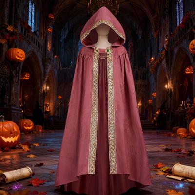 Hooded Cape, Witch Costume for Halloween, Carnival And Christmas