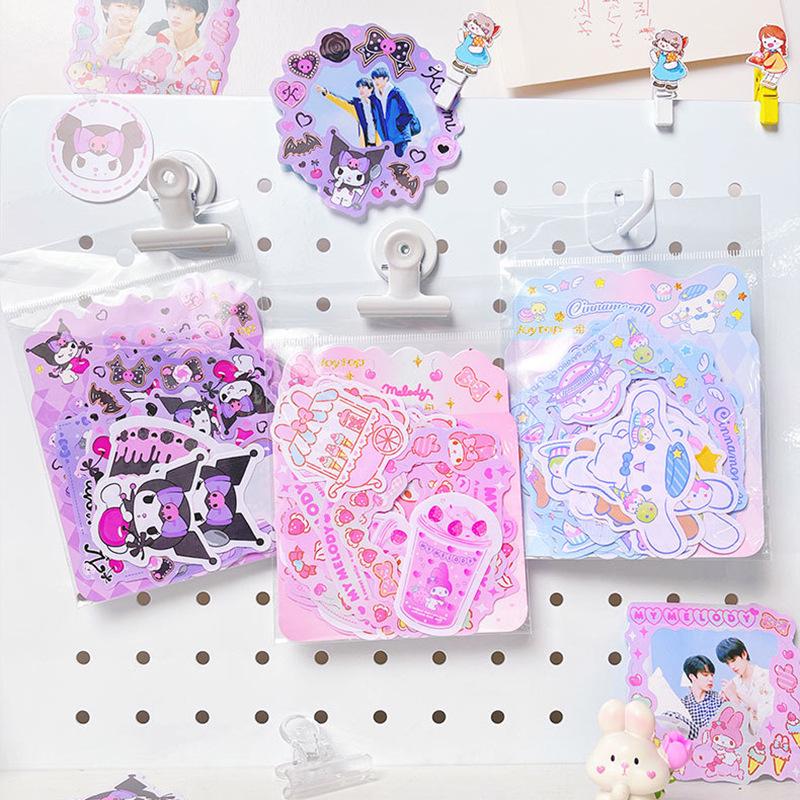 Yue Mu Sanrio Kuromi, My Melody, Cinnamoroll Photo Frame DIY Stickers Mix