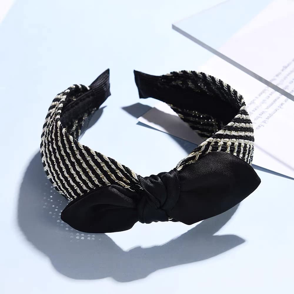 Avance Headband Hairband Ribbon Line Cute Adult Popular Hair Accessory Black Women's